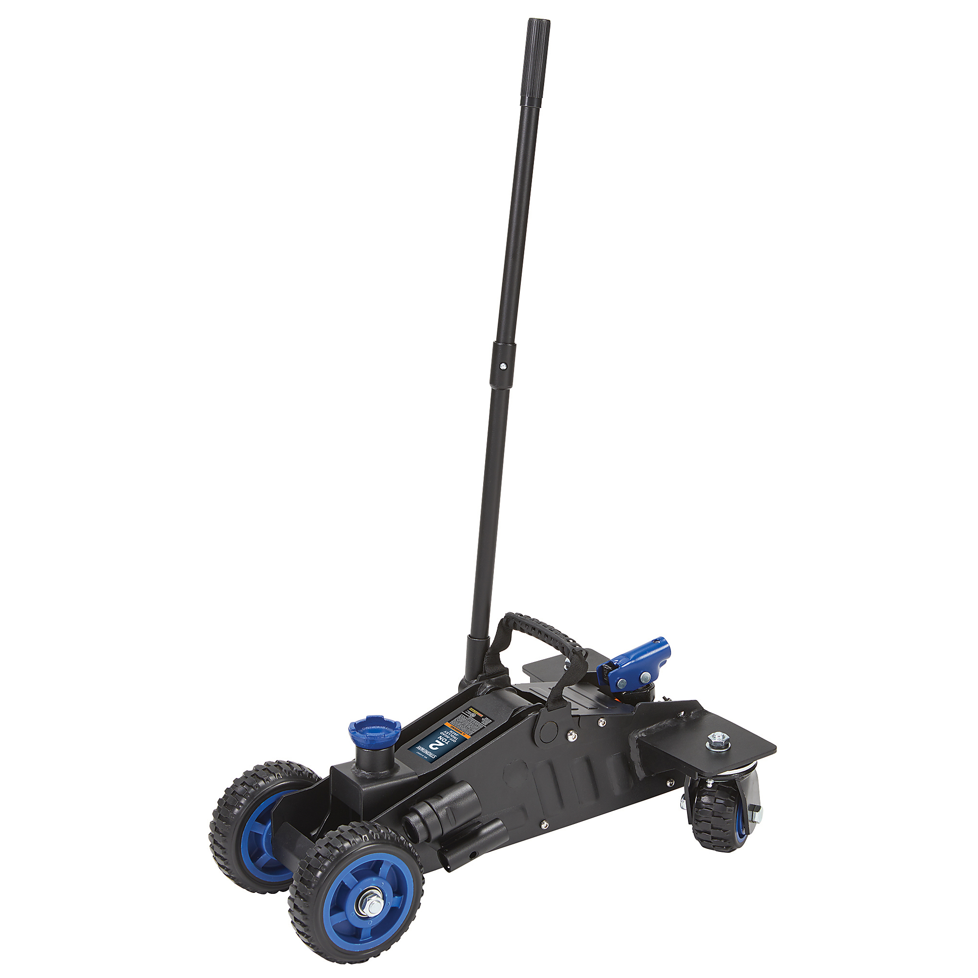 Strongway Off-Road Trolley Jack, 2-Ton Capacity, 8-2/3in.–19-1/2in. Lift Range, Hydraulic